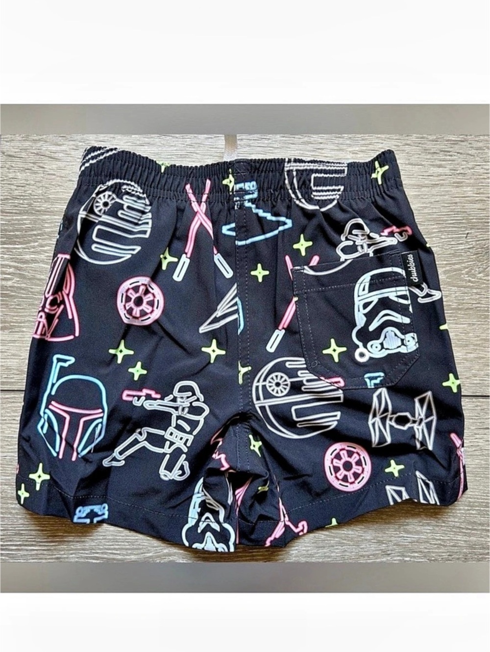 chubbies Boys Size 5T Swim Trunks Star Wars